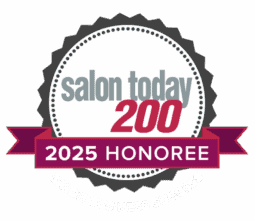 Salon Today 200 2025 Honoree badge for Refined Beauty Boutique, highlighting salon business success and recognition in Naperville, IL.